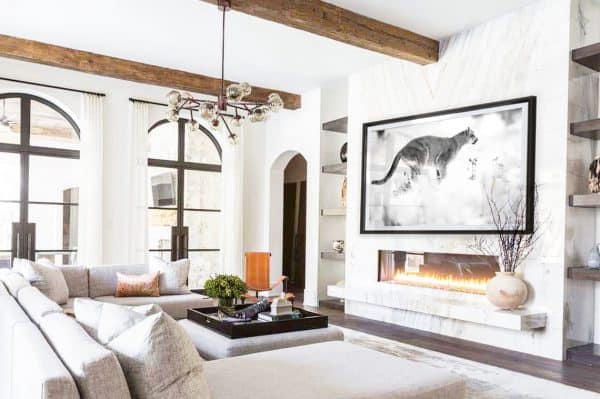 contemporary living room wall art