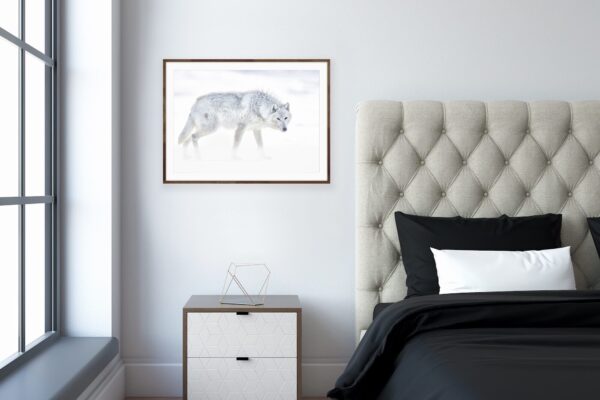 Best Wolf wall art in bedroom