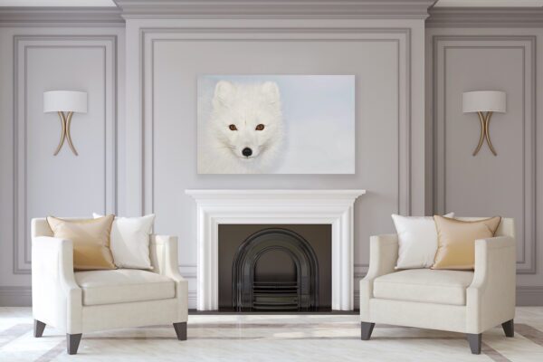 Cute Fox Art in living room
