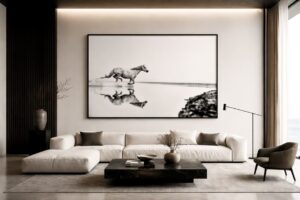 Horse Photo for a modern living room 