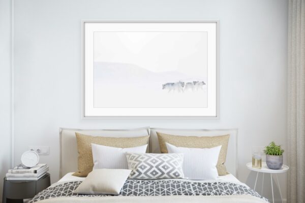 wolves art print